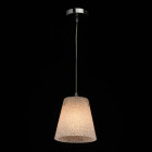 Suspension chromée megapolis 1 ampoule 140 cm