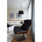 Suspension chromée megapolis 1 ampoule 71 cm