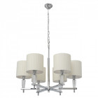 Suspension chromée megapolis 6 ampoules 167 cm