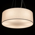 Suspension chromée megapolis 6 ampoules 70 cm