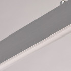 Suspension chromée techno 3 ampoules 132 cm