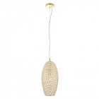 Suspension claudia, laiton et cristal, 18 cm