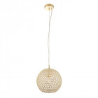Suspension claudia, laiton et cristal, 25 cm