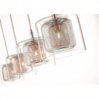 Suspension cuivre kingston 4 lumières