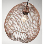 Suspension cuivre leeds 1 lumières