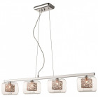 Suspension cuivre nottingham 4 lumières