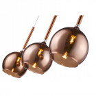 Suspension cuivre warwick 3 lumières