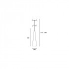 Suspension décorative vira h340 1 ampoule