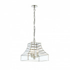 Suspension dempsey, acier inoxydable et verre
