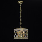 Suspension dorée classic 3 ampoules 31 cm