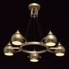 Suspension dorée loft 5 ampoules 54 cm Suspension dorée loft 5 ampoules 54 cm
