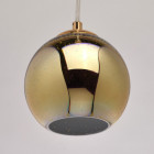 Suspension dorée megapolis 1 ampoule 240 cm