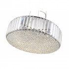 Suspension en cristal poole 5 lumières