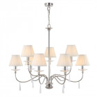 Suspension finsbury park, nickel poli, 9 ampoules, sans abat-jour