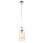 Suspension frankie, nickel et verre Suspension frankie, nickel et verre