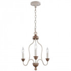 Suspension hartsville, craie lavée et imitation bois, 3 éclairages Suspension hartsville, craie lavée et imitation bois, 3 éclairages