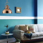 Suspension industrial pendant, en cuivre et acrylique Suspension industrial pendant, en cuivre et acrylique