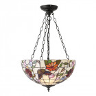 Suspension inversée 40 cm butterfly, verre et métal