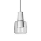 Suspension khoi, aluminium et verre, blanc