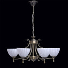 Suspension laiton classic 6 ampoules 74 cm