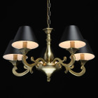 Suspension laiton neoclassic 5 ampoules 83 cm