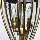 Suspension laiton street 3 ampoules 170 cm