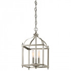 Suspension larkin, nickel brossé, 2 ampoules