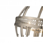 Suspension nickel coventry l43 4 lumières