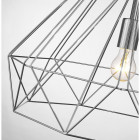 Suspension nickel satiné telford 1 lumières