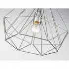 Suspension nickel satiné telford l38 1 lumières Suspension nickel satiné telford l38 1 lumières