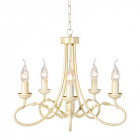 Suspension olivia, ivoire / or, 5 ampoules