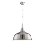 Suspension pendant, en argent satiné