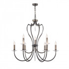 Suspension pimlico, bronze foncé, 9 ampoules