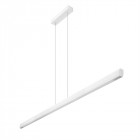 Suspension road, aluminium et acrylique, blanc