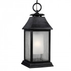 Suspension shepherd, zinc foncé et verre