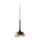 Suspension sixties, acier marron
