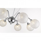 Suspension transparent blackpool 8 lumières Suspension transparent blackpool 8 lumières