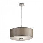 Suspension up & down, nickel et coton gris