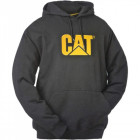 Sweat cat noir/jaune trademark à capuche m