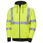 Sweat haute visibilité helly hansen addvis zip hoodie - taille et couleur au choix