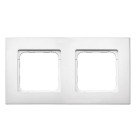 Double-cadre smoove blanc laqué SOMFY