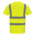 Tee shirt haute visibilité portwest mc coton comfort