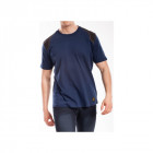 T-shirt renforcé rica lewis - homme - taille l - coton bio - bleu - workts