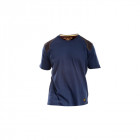 T-shirt renforcé rica lewis - homme - taille m - coton bio - bleu - workts