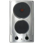 Sogelux domino électrique de516x inox 2 plaques