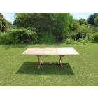 Table astana rectangle 180-240x100x75 teck premium