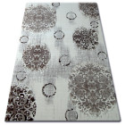 Tapis acrylique florya 0362 beige crème - Dimension au choix