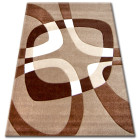 Tapis pilly h203-8405 - doré/marron - Dimension au choix