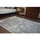 Tapis vintage 22208/356 gris rosette classique - Dimension au choix