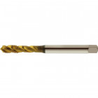 Taraud machine pour trous borgnes, DIN 371, Surface à revêtement TiN, Filetage : M5, Pas 0,8 mm, Long. totale 70 mm, queue Ø 6,0 mm